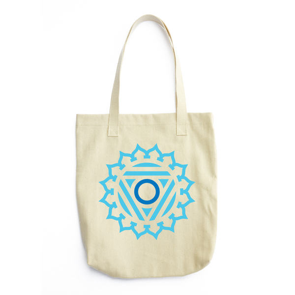 Half Lotus Vishuddha Tote | Chakra Collection