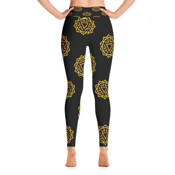 Women's Full Lotus Manipura Yoga Leggings