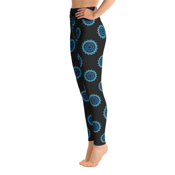 Women's Full Lotus Vishudda Yoga Leggings