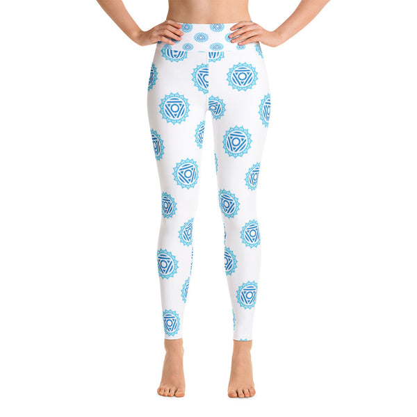 Women's Full Lotus Vishudda Yoga Leggings