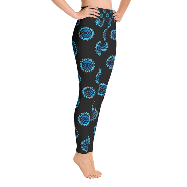 Women's Full Lotus Vishudda Yoga Leggings