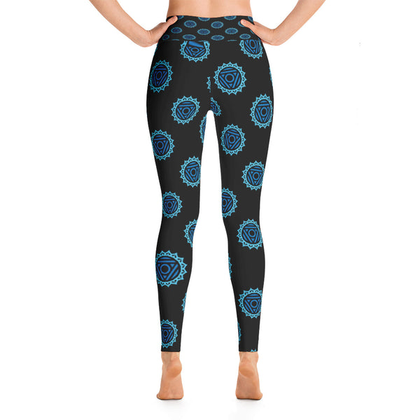 Women's Full Lotus Vishudda Yoga Leggings