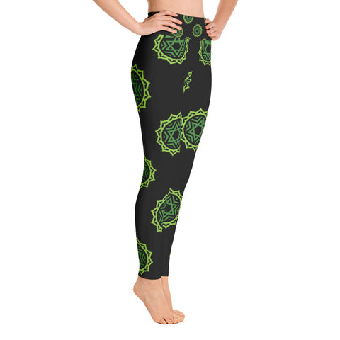 Women's Full Lotus Anahata Yoga Leggings