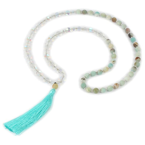 Natural Semi-Precious Stone Mala Beads