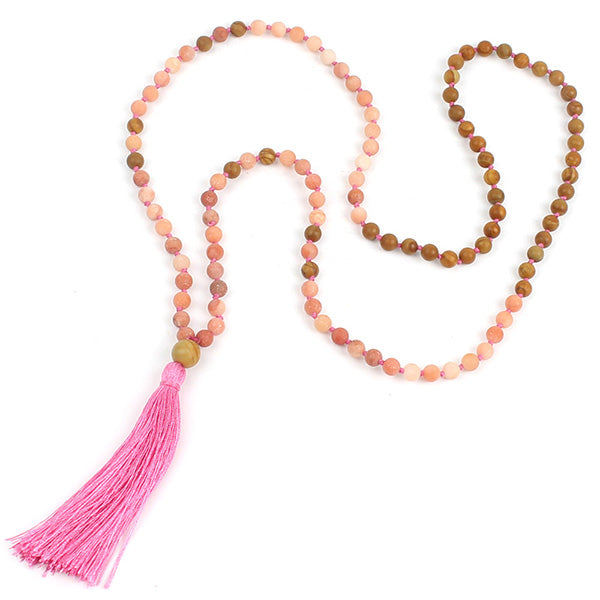 Natural Stone Mala Beads