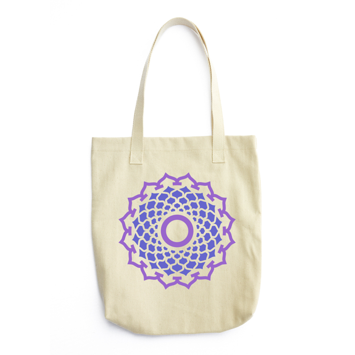 Half Lotus Sahasrara Tote | Chakra Collection