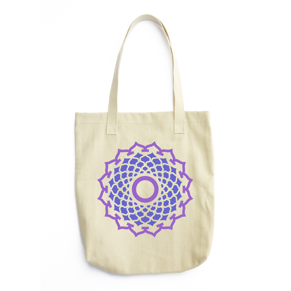Half Lotus Sahasrara Tote | Chakra Collection