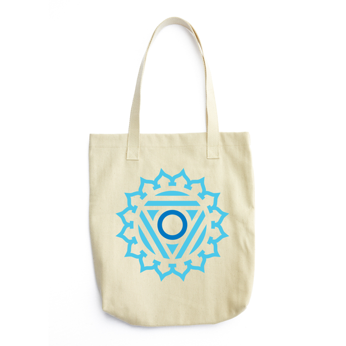 Half Lotus Vishuddha Tote | Chakra Collection